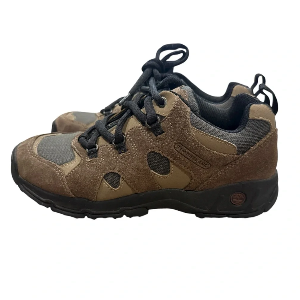 TIMBERLAND Brown Suede Hiking Shoe Sz 8.5 Womens‎ Lace Up Sneaker